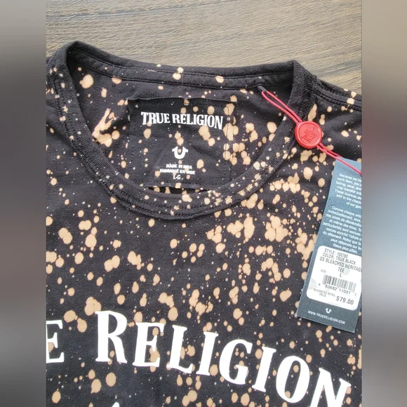 True Religion NWT t-shirt. Size Large - Picture 4 of 7